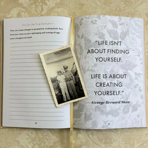 Grandma Memory Journal | Linen Bound Heirloom | Hear Your Story Gift