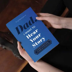 Dad Memory Journal with 250 Prompts | "Dad, I Want To Hear Your Story" Keepsake Gift for Father's Day
