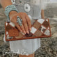Cattle Chic Patchwork Cowhide Wallet | Leather Clutch