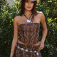 Leather Corset Top