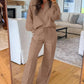 Dark Khaki Women's Lounge Set | Matching Loungewear Set