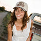 "God's Country" Two-Tone Trucker Hat for Women | Faith & Country Baseball Cap