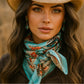 Wild Rag Scarf for Women | 35"x35" Silky Western Bandana Scarf