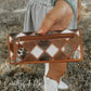 Cattle Chic Patchwork Cowhide Wallet | Leather Clutch