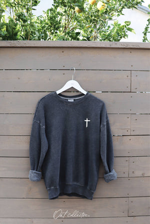 Jesus Has My Back | Christian Faith Pullover for Women