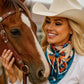 Wild Rag Scarf for Women | 35"x35" Silky Western Bandana Scarf