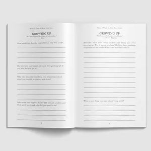 Mom Memory Journal | "Mom, I Want To Hear Your Story" | 250 Prompts