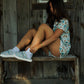 Women's Camo Pajama Set | Button-Down Top & Elastic Waist Shorts