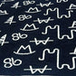Western Brand Throw Blanket | Soft Black & White Cattle Pattern 4'x6'