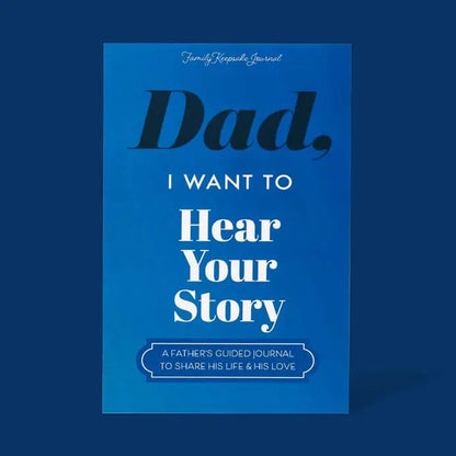 Dad Memory Journal with 250 Prompts | "Dad, I Want To Hear Your Story" Keepsake Gift for Father's Day