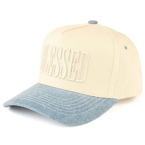 "Blessed" Embroidered Two-Tone Trucker Hat for Women | Faith & Country Cap