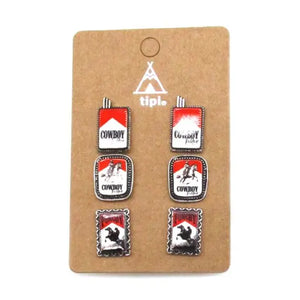Cowboy Killer Trio Earring Set | Western Jewelry for Women