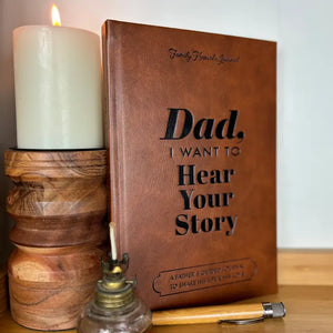 Dad's Memory Journal | Guided Father Legacy Book | Heirloom Edition