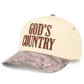 "God's Country" Two-Tone Trucker Hat for Women | Faith & Country Baseball Cap