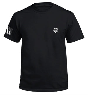 'Tis the Season Deer Hunting T-Shirt | Men's Black Tee with Whitetail Buck & Blind Design