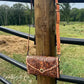Stampede Tooled Leather Crossbody Purse | Detachable Strap