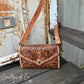 Stampede Tooled Leather Crossbody Purse | Detachable Strap