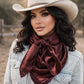 Wild Rag Scarf for Women | 35"x35" Silky Western Bandana Scarf