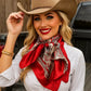 Wild Rag Scarf for Women | 35"x35" Silky Western Bandana Scarf