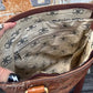 Ranch House Tooled Leather Cowhide Tote Bag