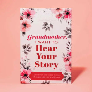 Grandma Memory Journal with 250 Prompts | "Grandmother, I Want To Hear Your Story" Keepsake Gift for Grandmothers