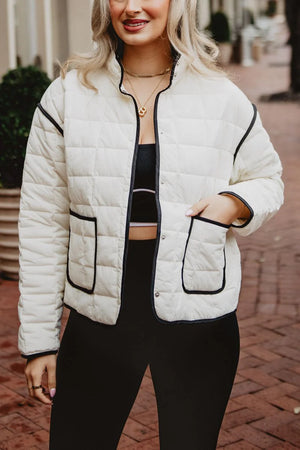 Quilted Snow White Jacket