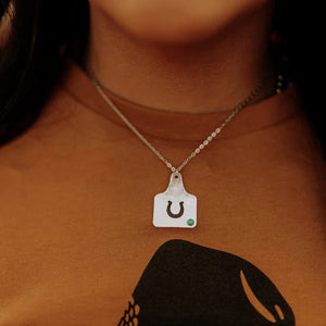 Cattle Tag Necklace